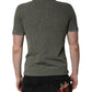Army Green Logo Plaque Cotton Polo Shirt T-shirt