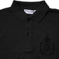 Black Cotton DG Logo Collared Polo T-shirt