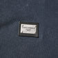 Dark Blue Logo Plaque Cotton Men Polo Shirt T-shirt