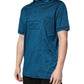 Blue Logo Cotton Men Polo Shirt T-shirt