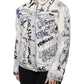 Light Blue Graffiti Button Down Denim Jacket