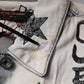 Light Blue Graffiti Button Down Denim Jacket