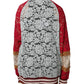 Multicolor Floral Lace Cardigan Sweater