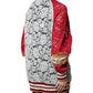Multicolor Floral Lace Cardigan Sweater