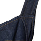 Blue Cotton Stretch Sleeveless Bodycon Denim Bodysuit