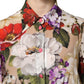Multicolor Floral Wide Leg Jumpsuit Dress