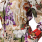 Multicolor Floral Wide Leg Jumpsuit Dress