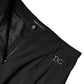 Black Polyester High Waist Dress Pants
