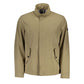 Beige Polyester Men Jacket