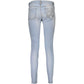 Light Blue Cotton Women Jeans