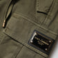 Army Green High Waist Cargo Pants