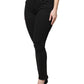 Black Cotton High Waist Skinny Denim Jeans