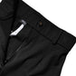 Black Nylon High Waist Slim Fit Pants