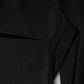 Black Nylon High Waist Slim Fit Pants