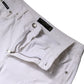 White Cotton High Waist Skinny Denim Jeans
