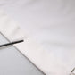 White Wool Mid Waist Wide Leg Pants