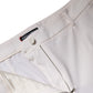 White Wool Mid Waist Wide Leg Pants