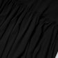 Black Mermaid Cut High Waist Midi Skirt
