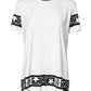 White #DGMillennials Cotton Crewneck T-shirt