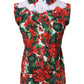 Multicolor Floral Lace Sleeveless Tank Top