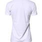 White #DGFamily Cotton Crew Neck T-shirt