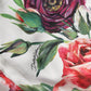 White Floral Silk Lounge Sleepwear Blouse Top