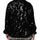Black DG Queen Sequin Pullover Sweater