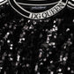 Black DG Queen Sequin Pullover Sweater