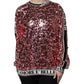Pink DG Queen Sequin Pullover Sweater