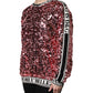 Pink DG Queen Sequin Pullover Sweater
