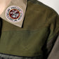 Military Green Cotton Button Down Jacket