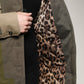 Military Green Cotton Button Down Jacket