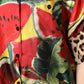 Multicolor Watermelon Collared Shirt Top