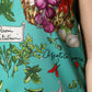 Multicolor Floral Silk Sleeveless Tank Top