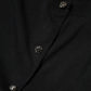 Black Button Down Short Sleeve Blouse Top
