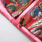 Red Floral Brocade Cropped Bustier Corset Top
