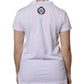 White Necklace Cotton Short Sleeve T-shirt