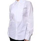 White Cotton Dress Collared Dress Shirt Top