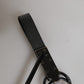 Brown Leather DG Plaque Double Keyring Holder Keychain