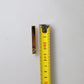 Gold Tone Brass Crystal Branded Accessory Tie Clip Bar