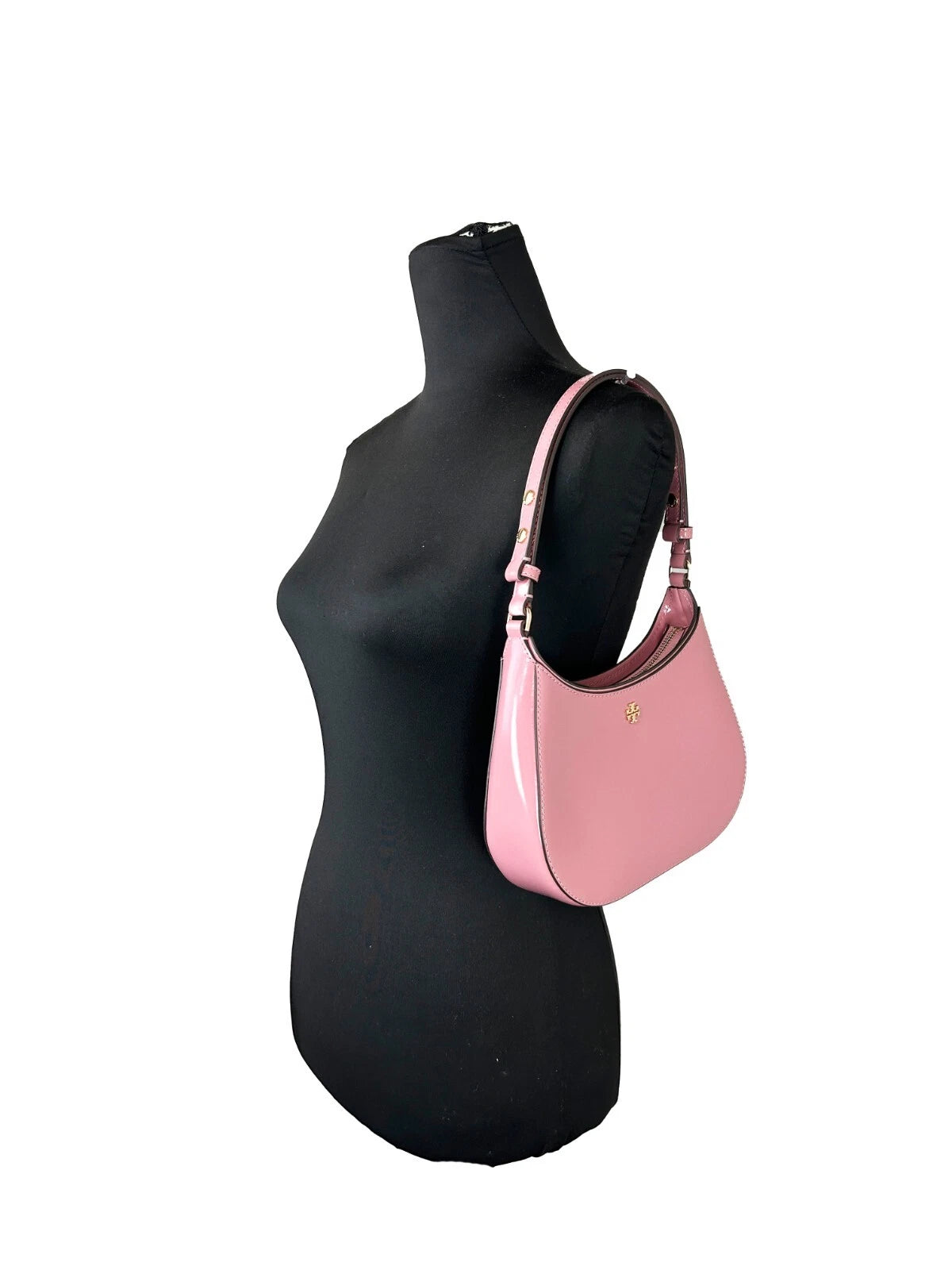 Patent Emerson Small Shoulder Bag Purse Pink
