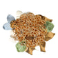 Multicolor Floral Crystals Pearls Enamel Accents Brooch