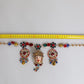 Multicolor Whimsical Face Charm Pendant Beaded Necklace