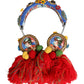 Multicolor Whimsical Tasseled Crystal Headset Headphones