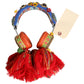 Multicolor Whimsical Tasseled Crystal Headset Headphones