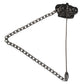 Silver Tone Brass Crown Chain Women Brooch Lapel Pin