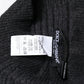Black Cashmere Knitted Neck Warmer Foulard Scarf