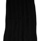 Black Cashmere Knitted Neck Warmer Foulard Scarf