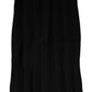 Black Cashmere Knitted Neck Warmer Foulard Scarf