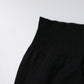 Black Cashmere Knitted Neck Warmer Foulard Scarf